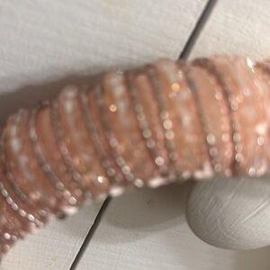 Pink Beaded Headband